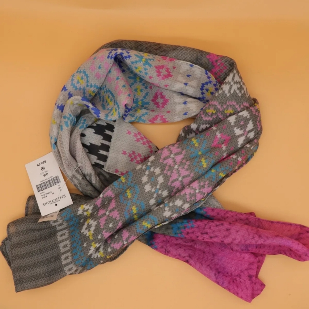 Northern Reflections Charcoal Scarf